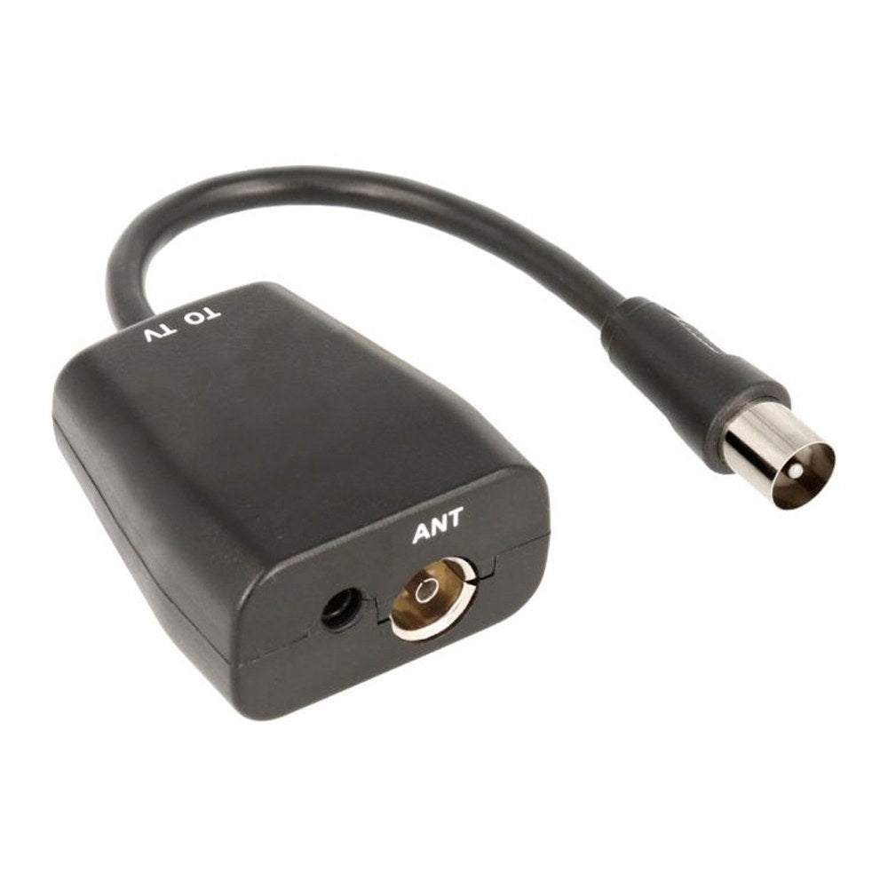 Antena omnidireccional 360° tv amplificada tdt para caravanas y embarcaciones