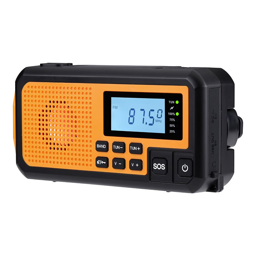 Radio emergencia multifunción naranja, nk-fa350044
