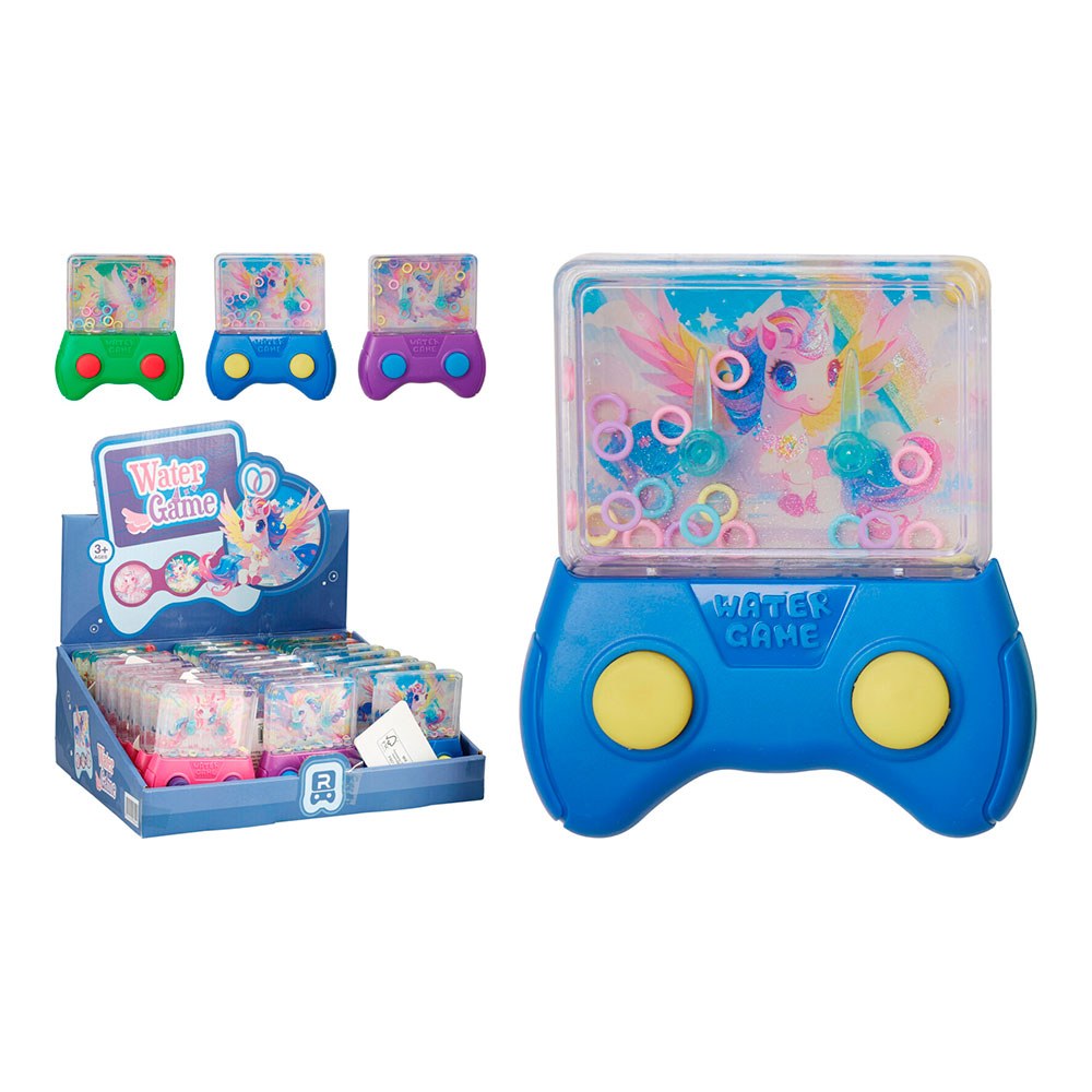 Juego de agua, temática de unicornio, colores surtidos