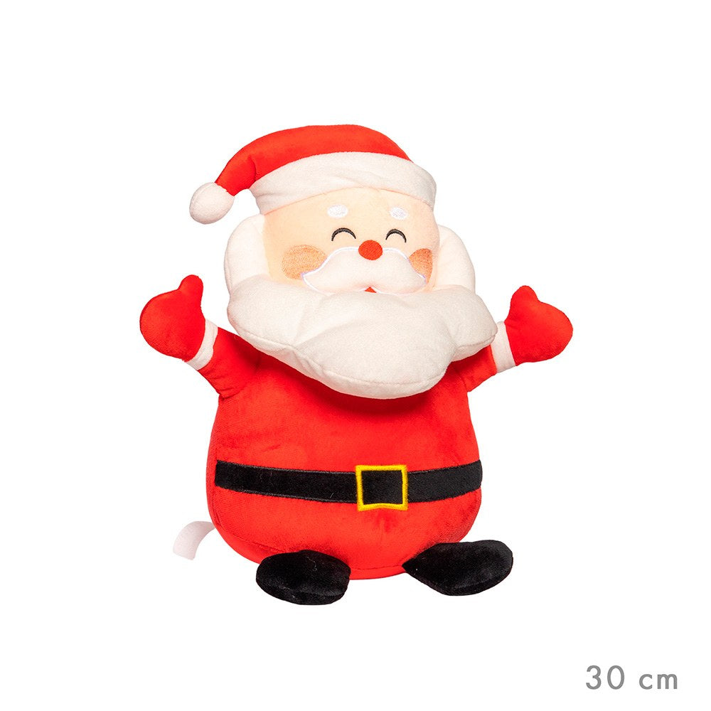 Peluche papa noel 30 x 30 cm
