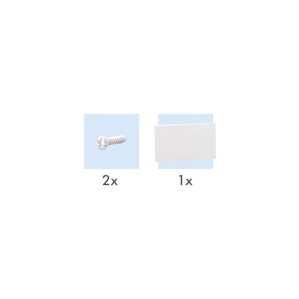 Caja de superficie 1 conector rj45 cat. 6a apantallado