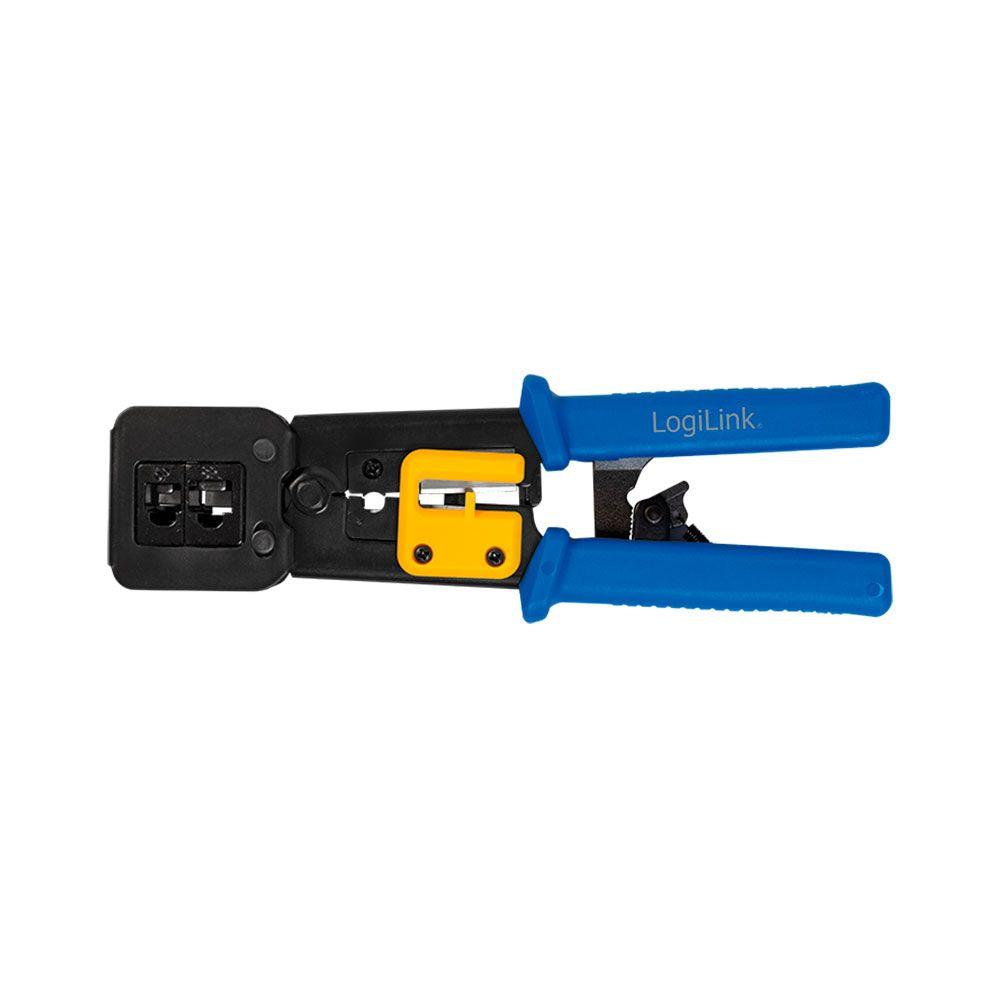 Crimpadora para conectores dobles rj11/12/45 y mp0027