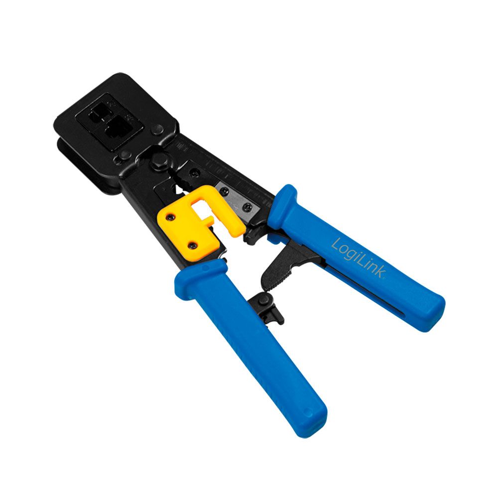 Crimpadora para conectores dobles rj11/12/45 y mp0027