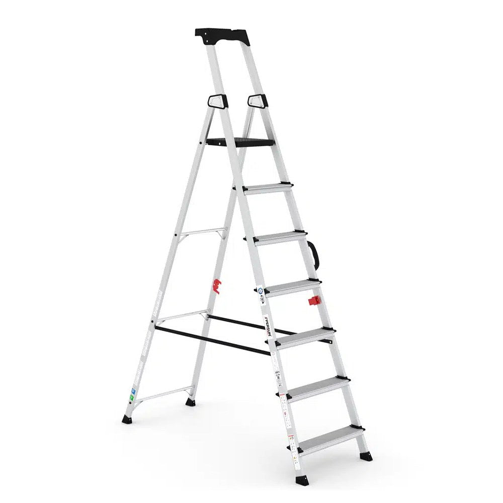 Escalera profesional delux de aluminio 7 peldaños