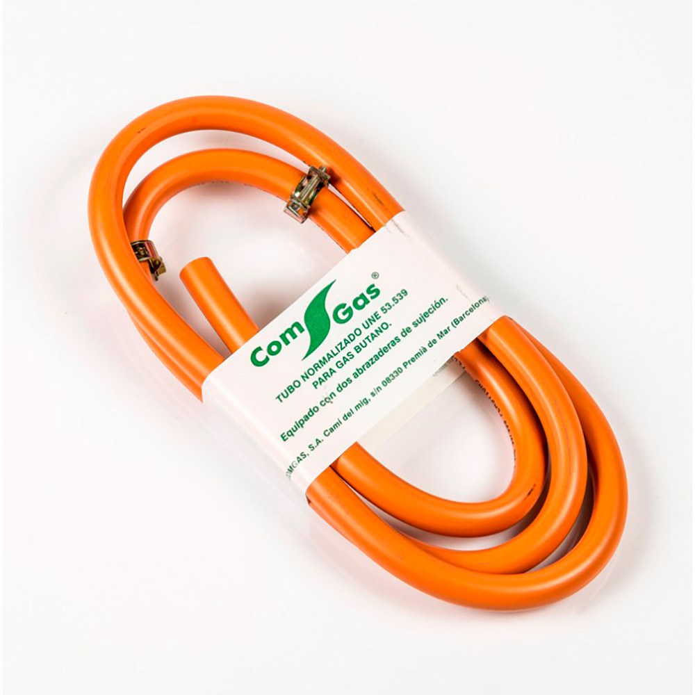 Kit manguera butano 1,5 m + 2 abrazaderas