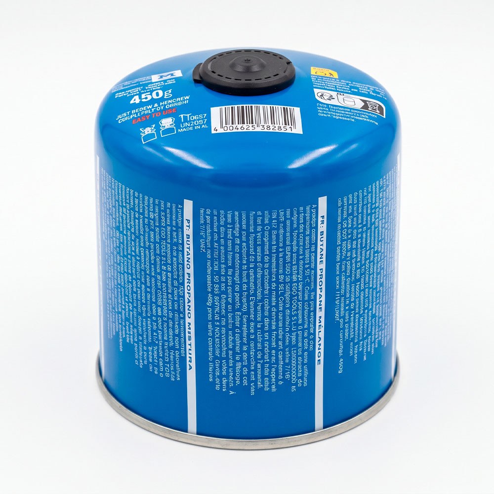 Cartucho butano c470 rosca 7/16 pulg, 450 g