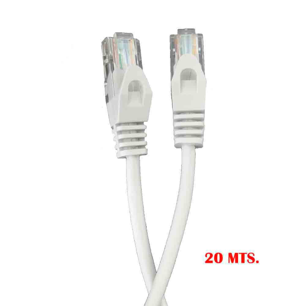 Cable utp cat.5e latiguillo rj45 "outex" 20 m