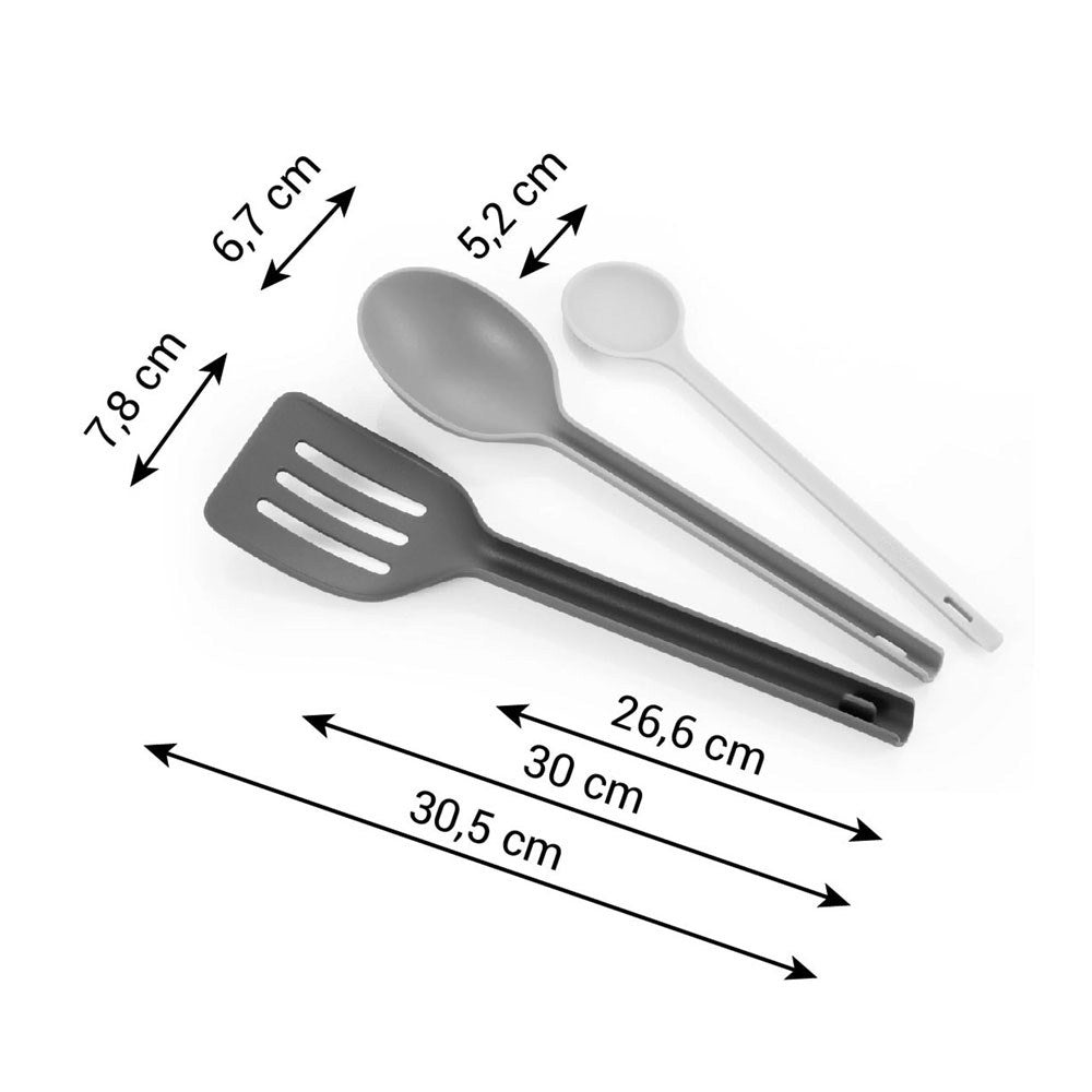 Utensilios de cocina, compact, 3 piezas encajables