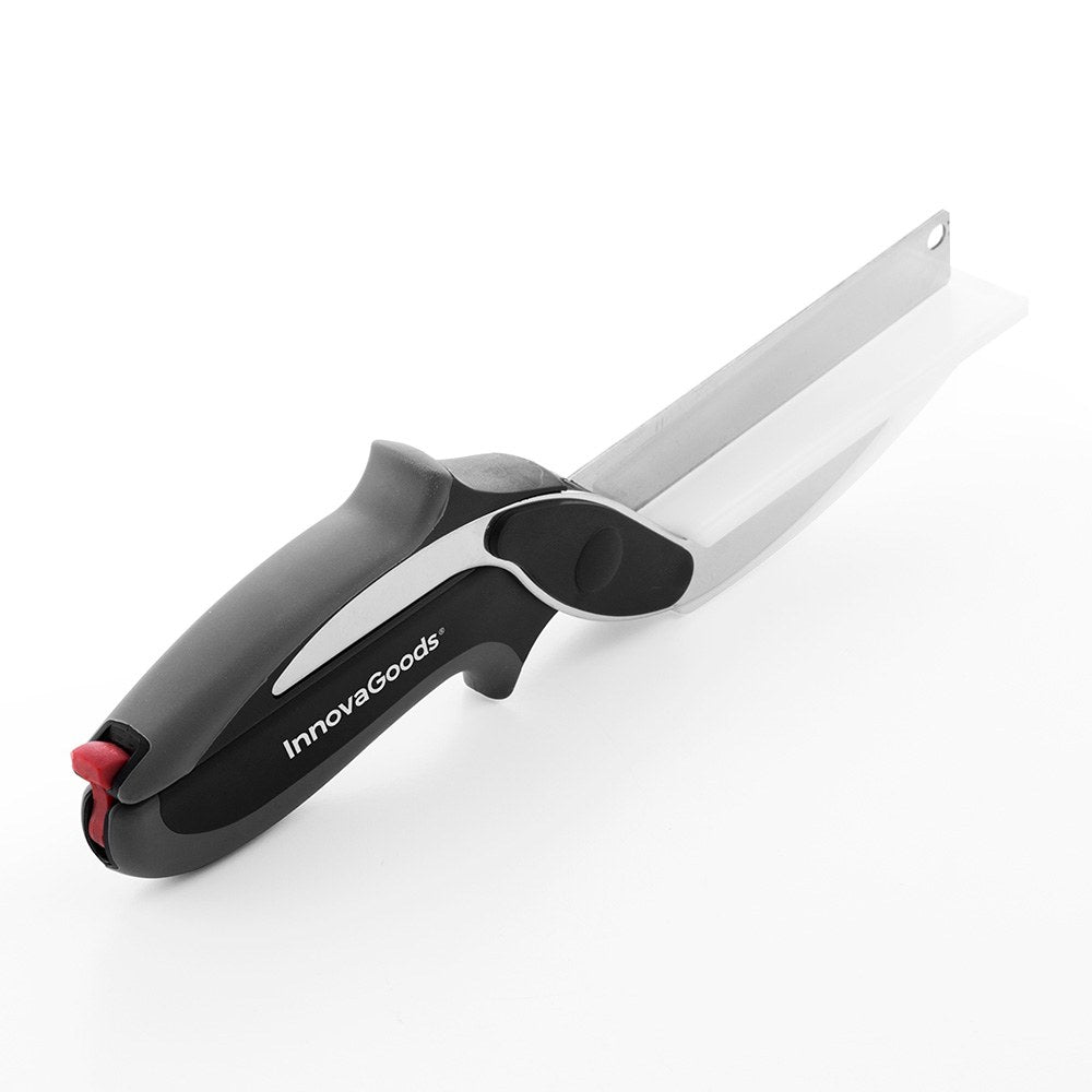 Cuchillo - tijera con mini tabla de cortar integrada