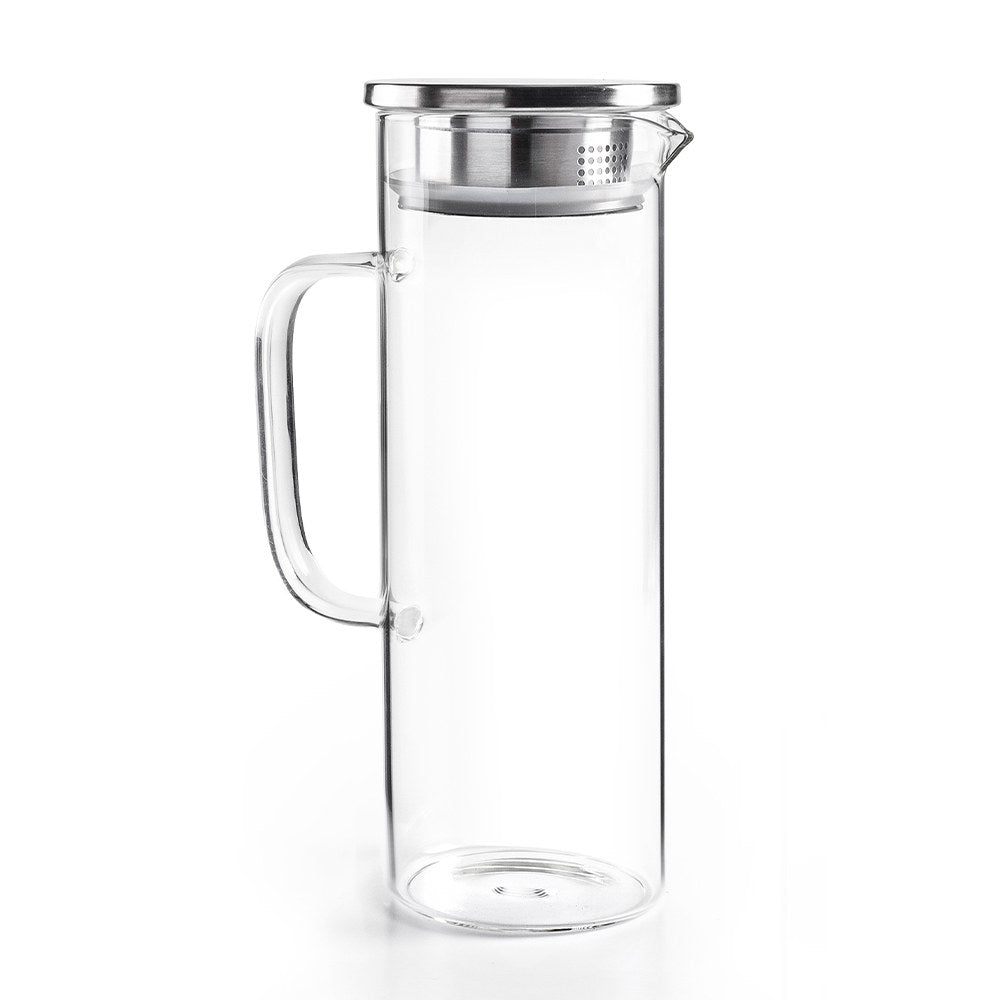 Jarra de borosilicato y acero inoxidable para nevera 1,5 l