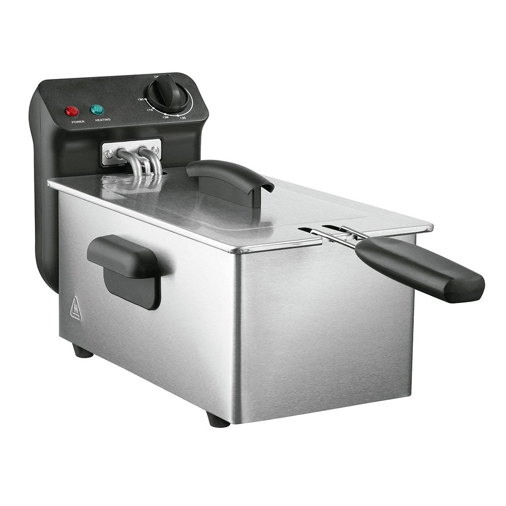 Freidora de acero inoxidable solid inox 2000 w 3 l