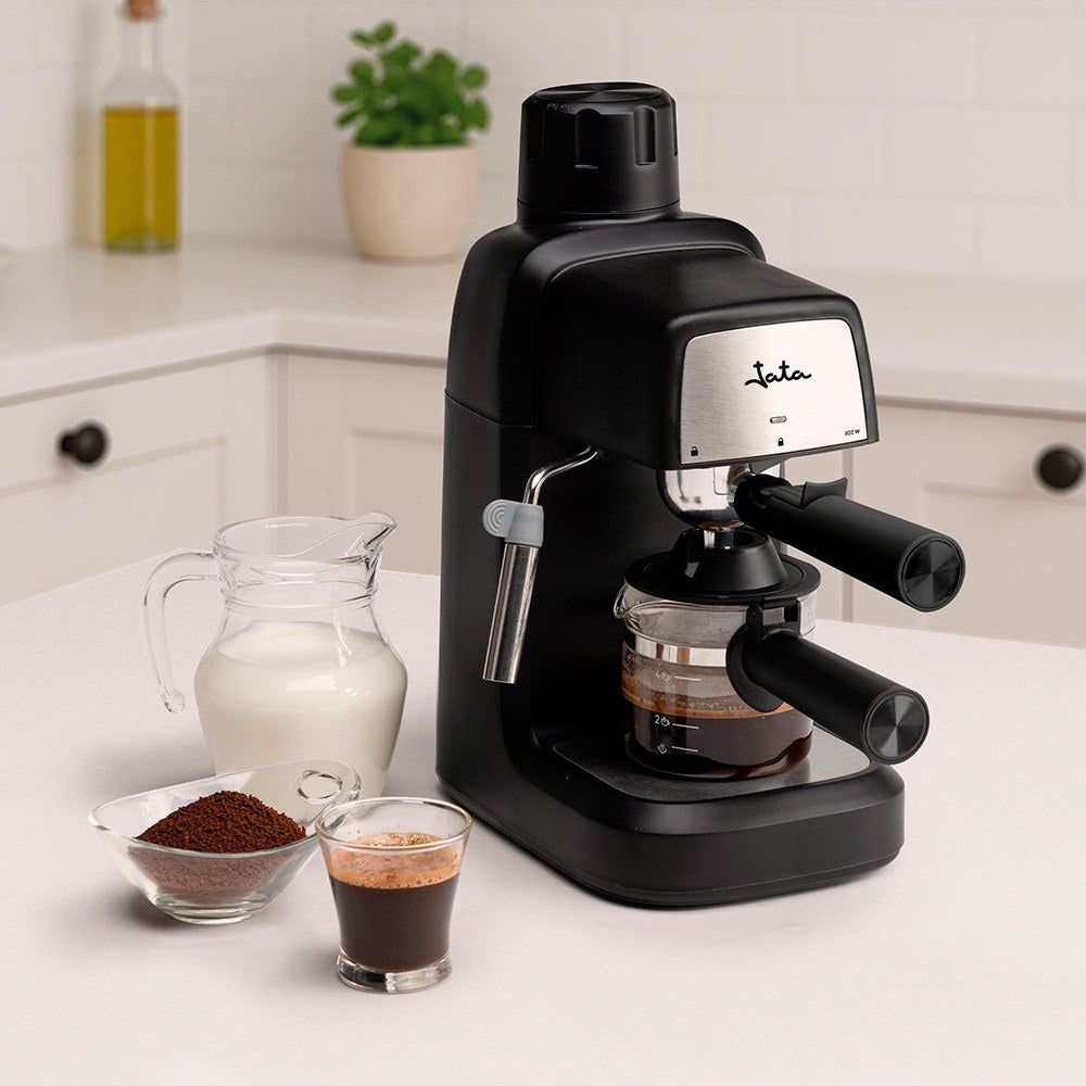 Cafetera de hidropresión 800 w, 240 ml, negra