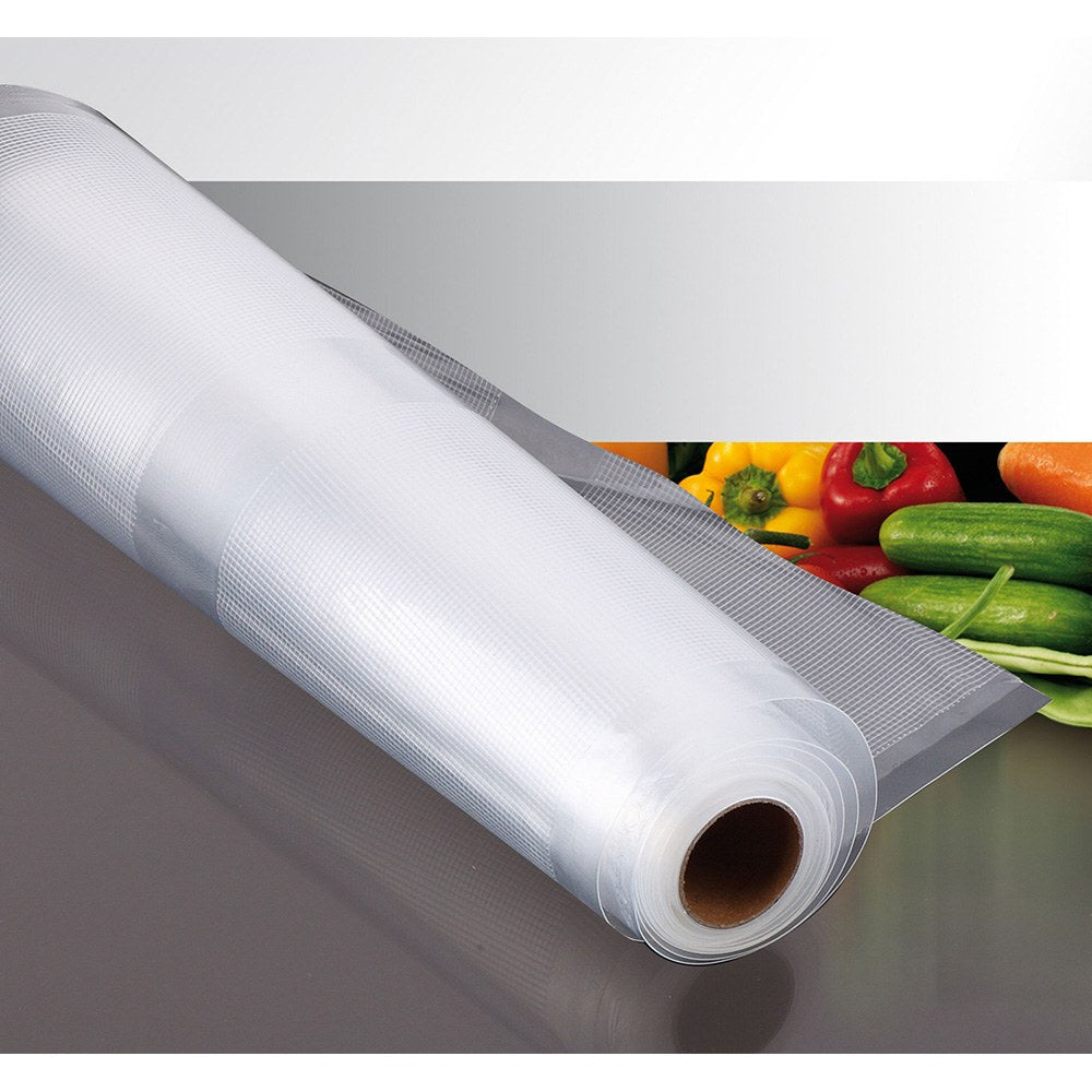 Rollos de plástico para máquina de conservación al vacío, 28 cm x 6 m, 2 uds