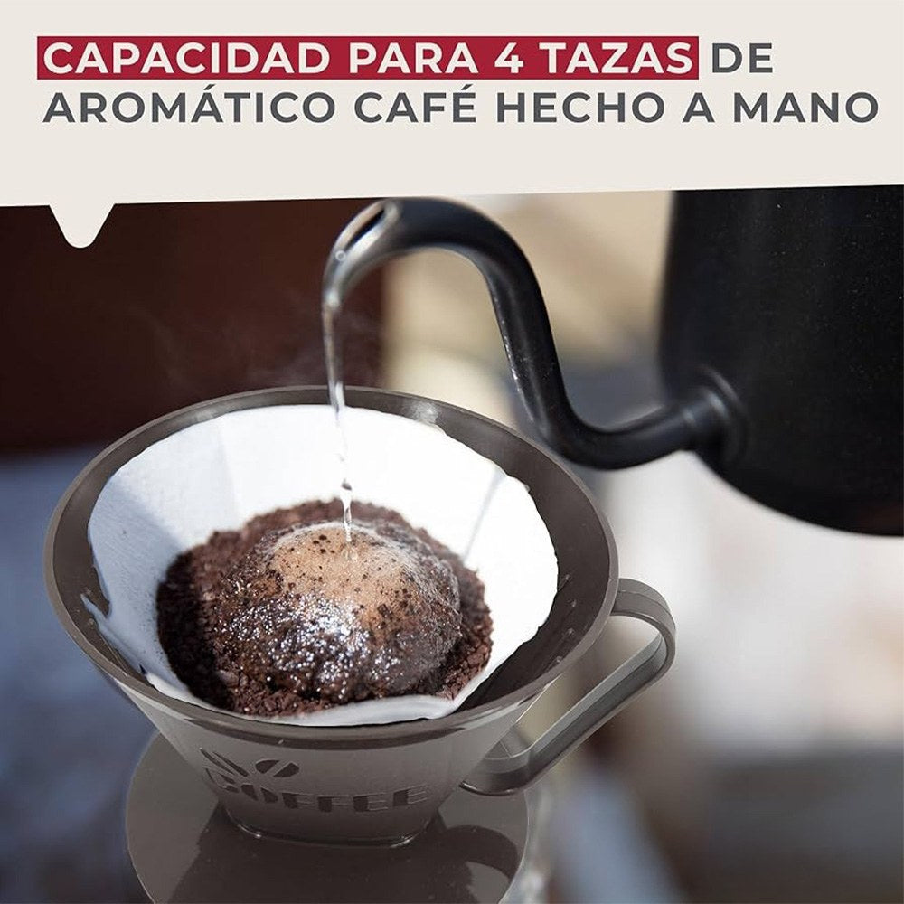 Portafiltro café nº 4 con asa, ø130 x 110 mm