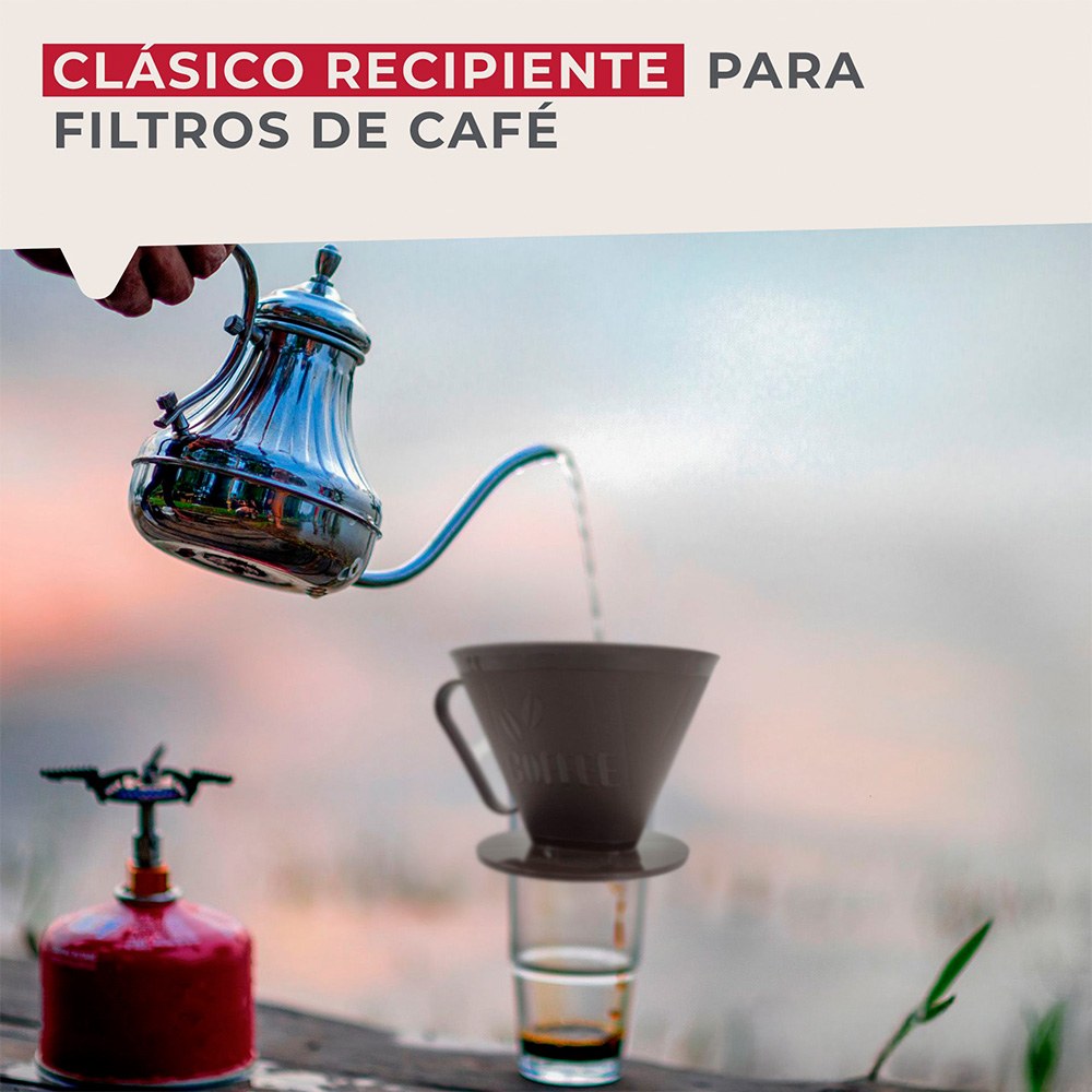 Portafiltro café nº 4 con asa, ø130 x 110 mm