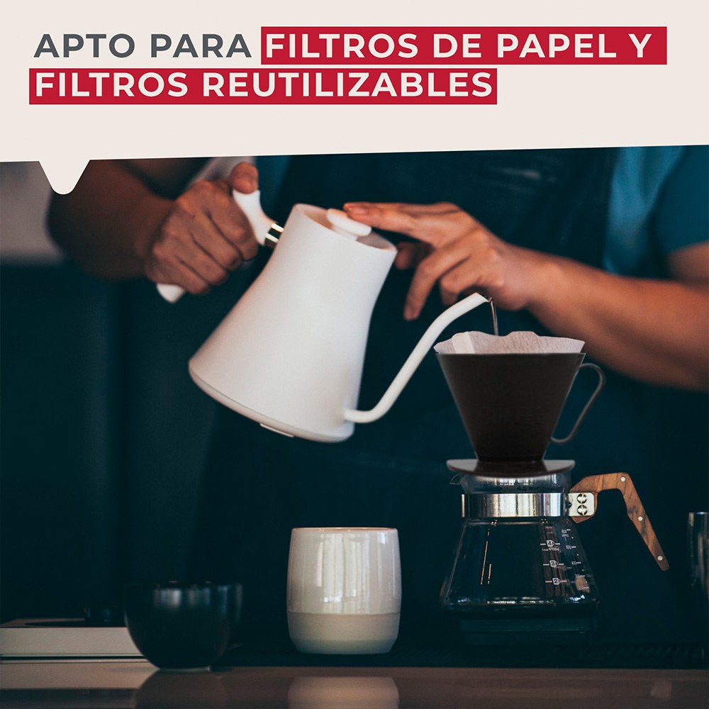 Portafiltro café nº 4 con asa, ø130 x 110 mm