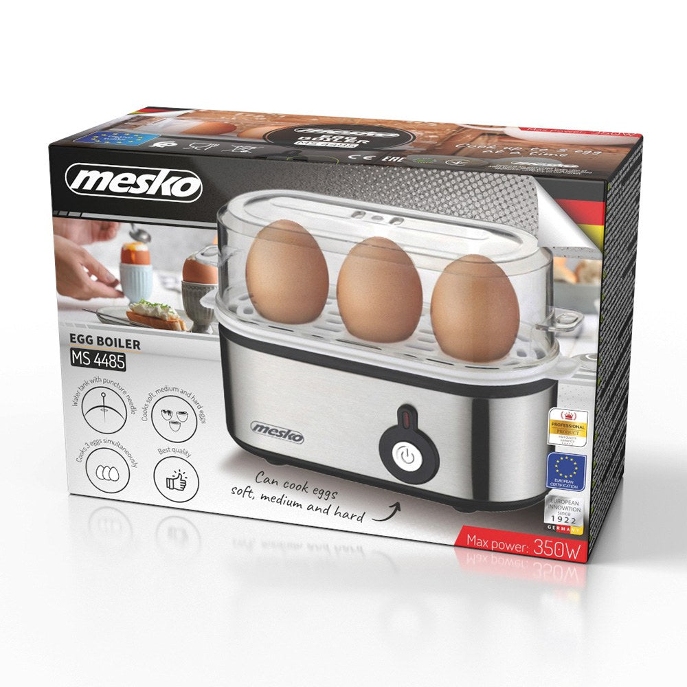 Cocedor de huevos ms 4485, hasta 3 huevos, 350 w