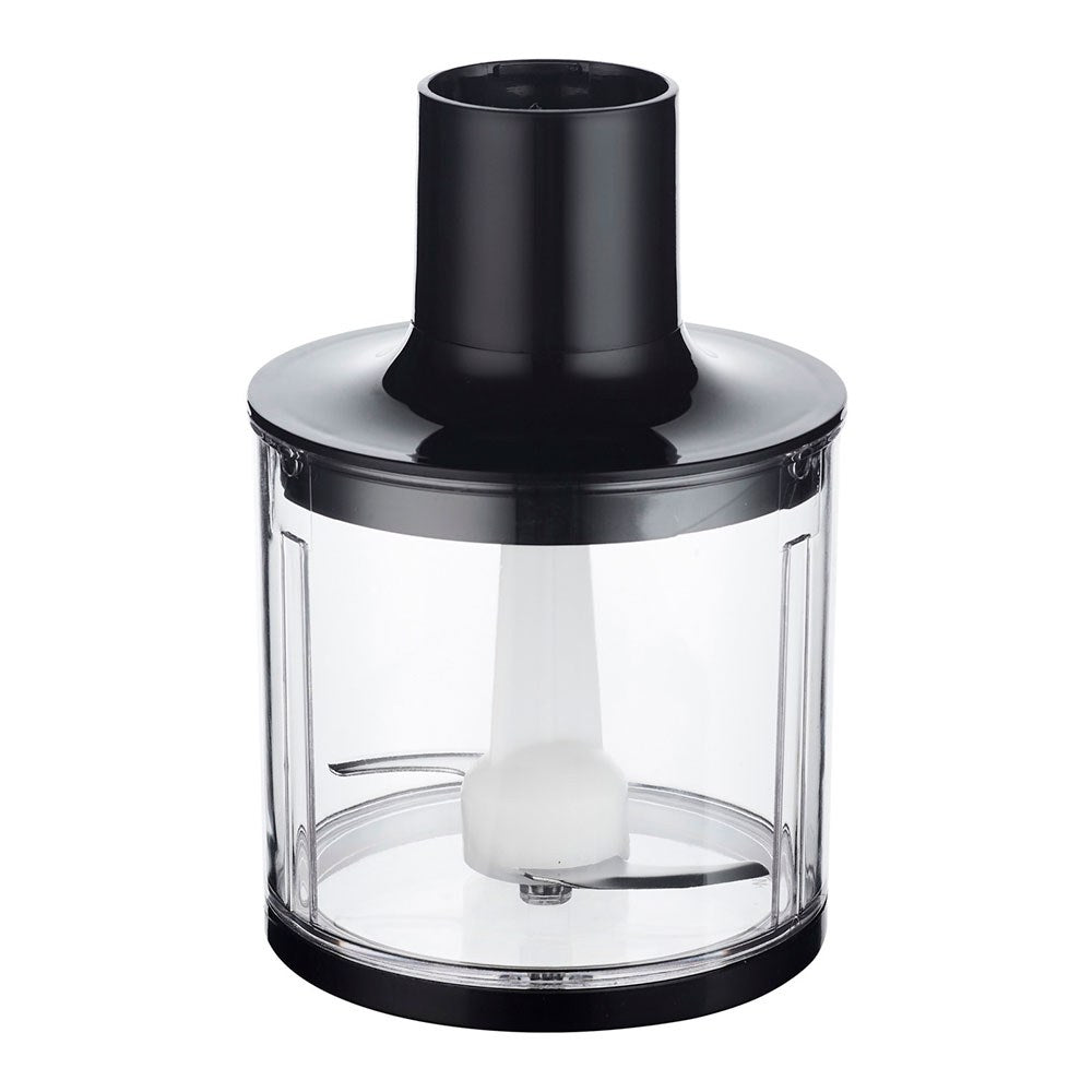 Batidora de mano con picadora y vaso, ad4620, negra, 800 w