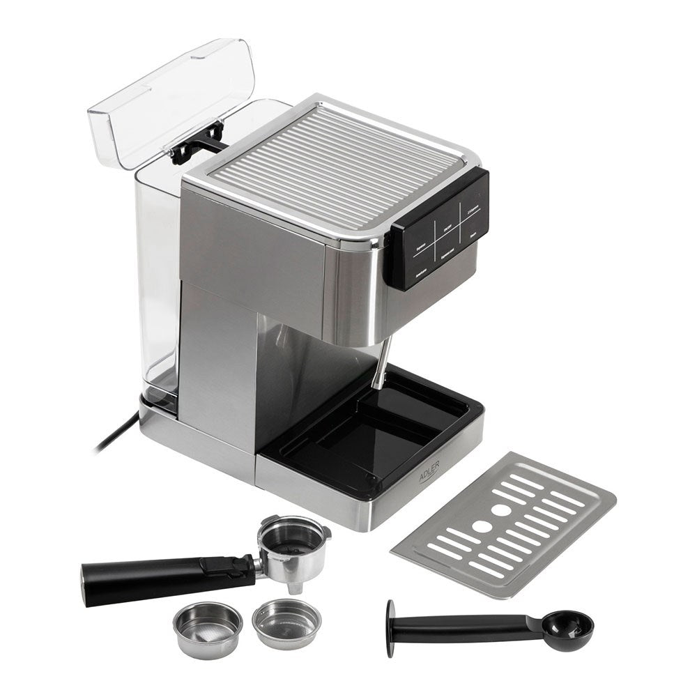 Cafetera espresso 5 en 1 ad4390, inox, 1350 w, 20 bar