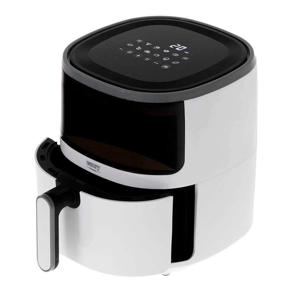 Freidora / horno de aire cr6313, blanca y negra, 5 l, 2000 w
