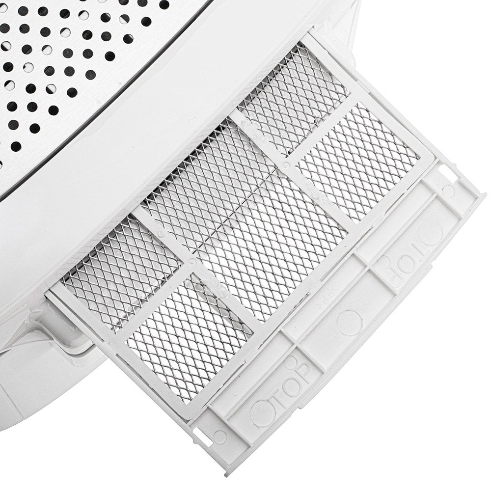 Freidora de aceite ms4908g, blanca, 2,5 l 1800 w