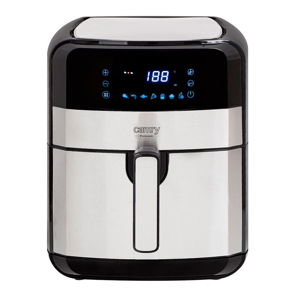 Freidora de aire cr6311, inox / negra, 5 l, 2500 w