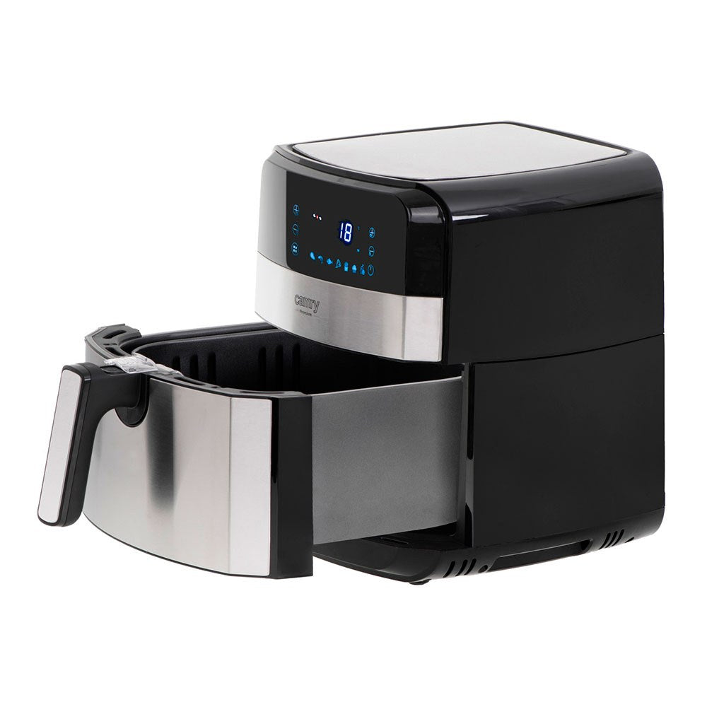Freidora de aire cr6311, inox / negra, 5 l, 2500 w