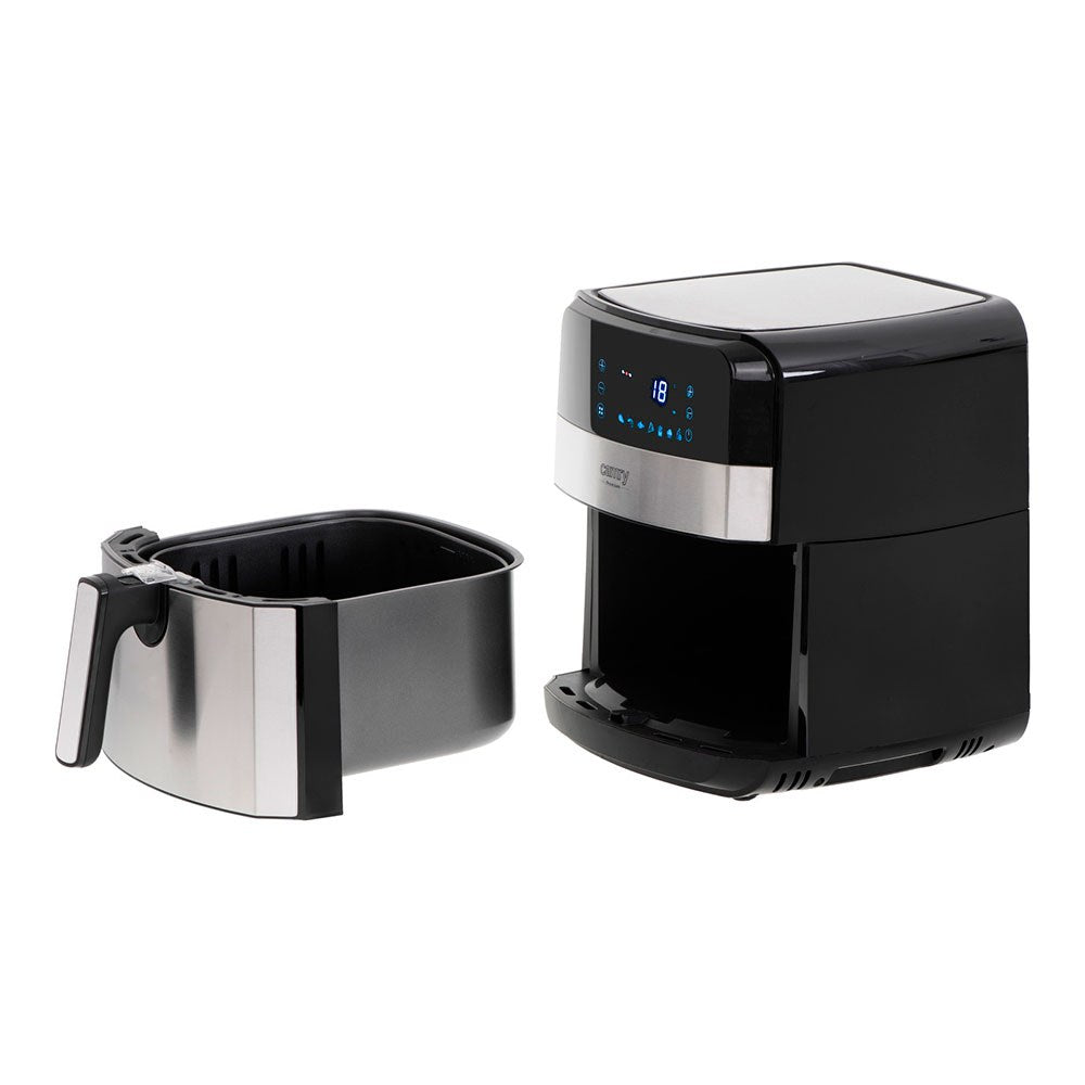 Freidora de aire cr6311, inox / negra, 5 l, 2500 w