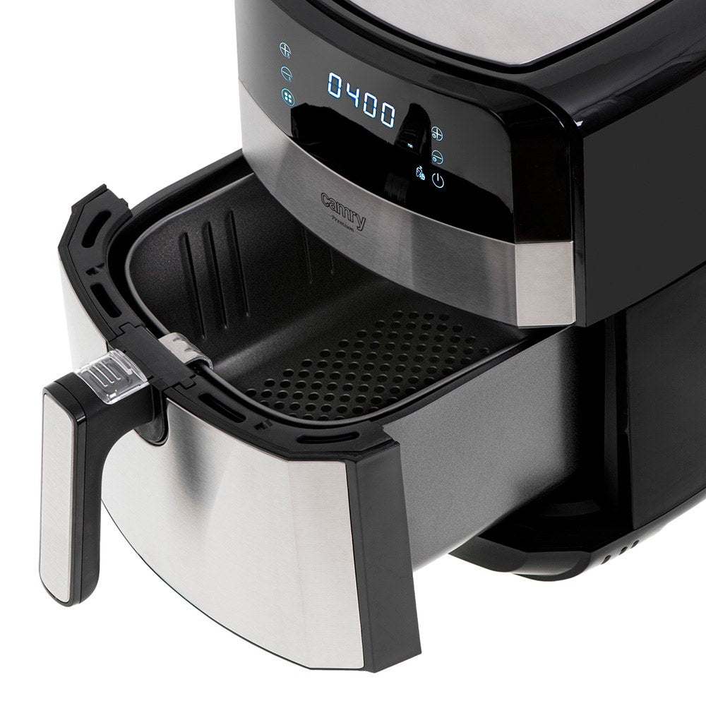 Freidora de aire cr6311, inox / negra, 5 l, 2500 w