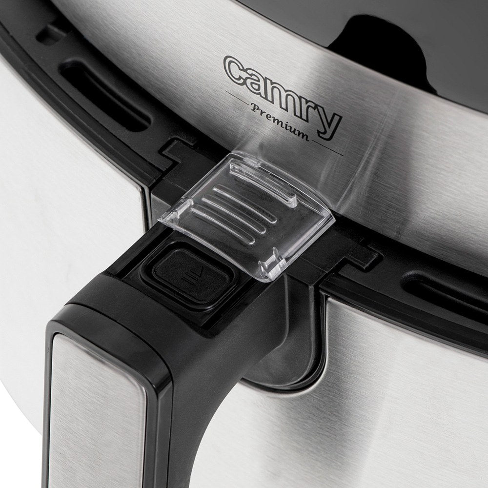 Freidora de aire cr6311, inox / negra, 5 l, 2500 w