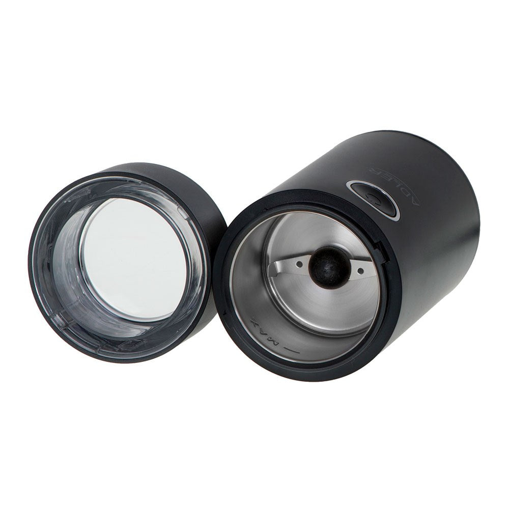 Molinillo de café ad446, negro y plateado, 150 w