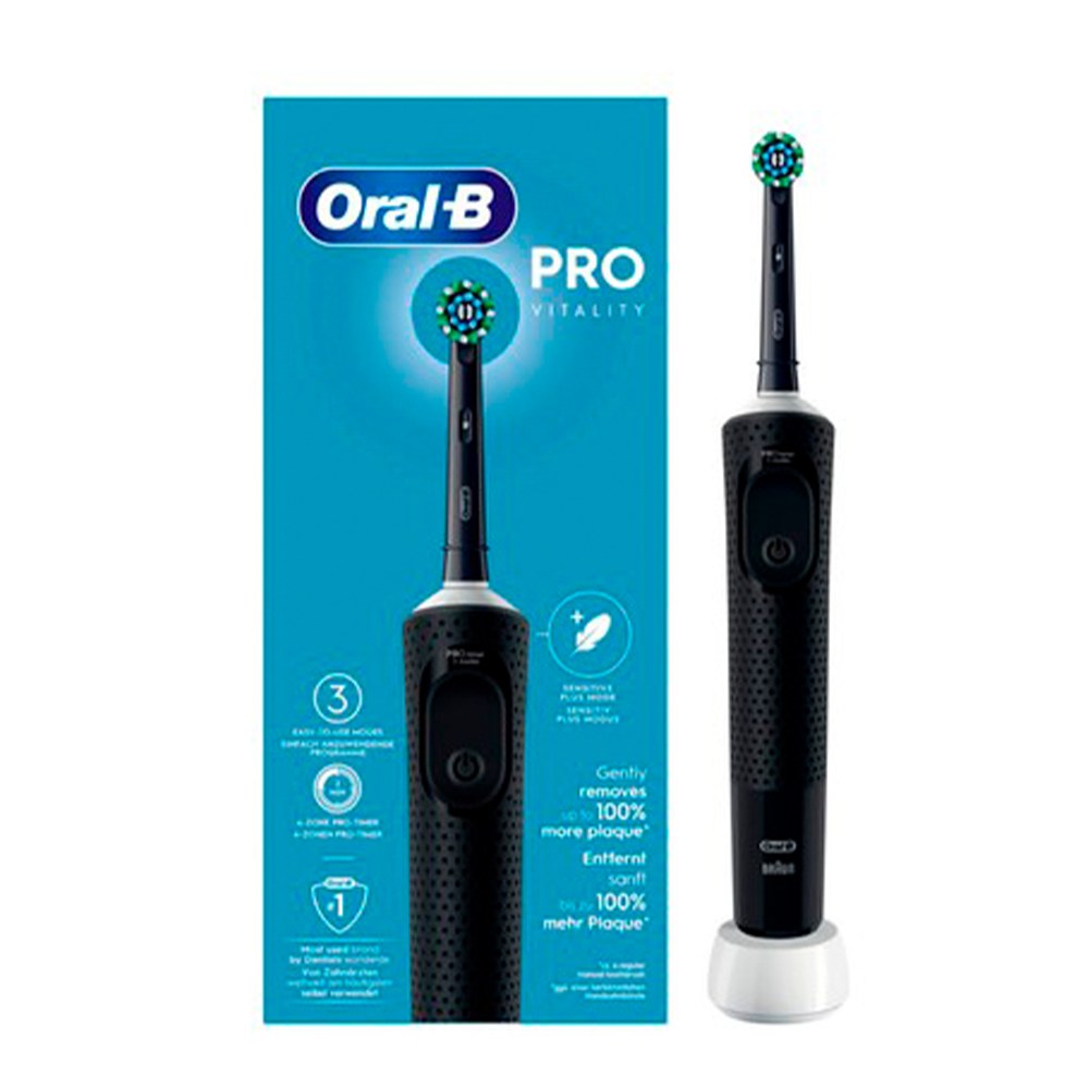 Cepillo de dientes eléctrico pro vitality negro