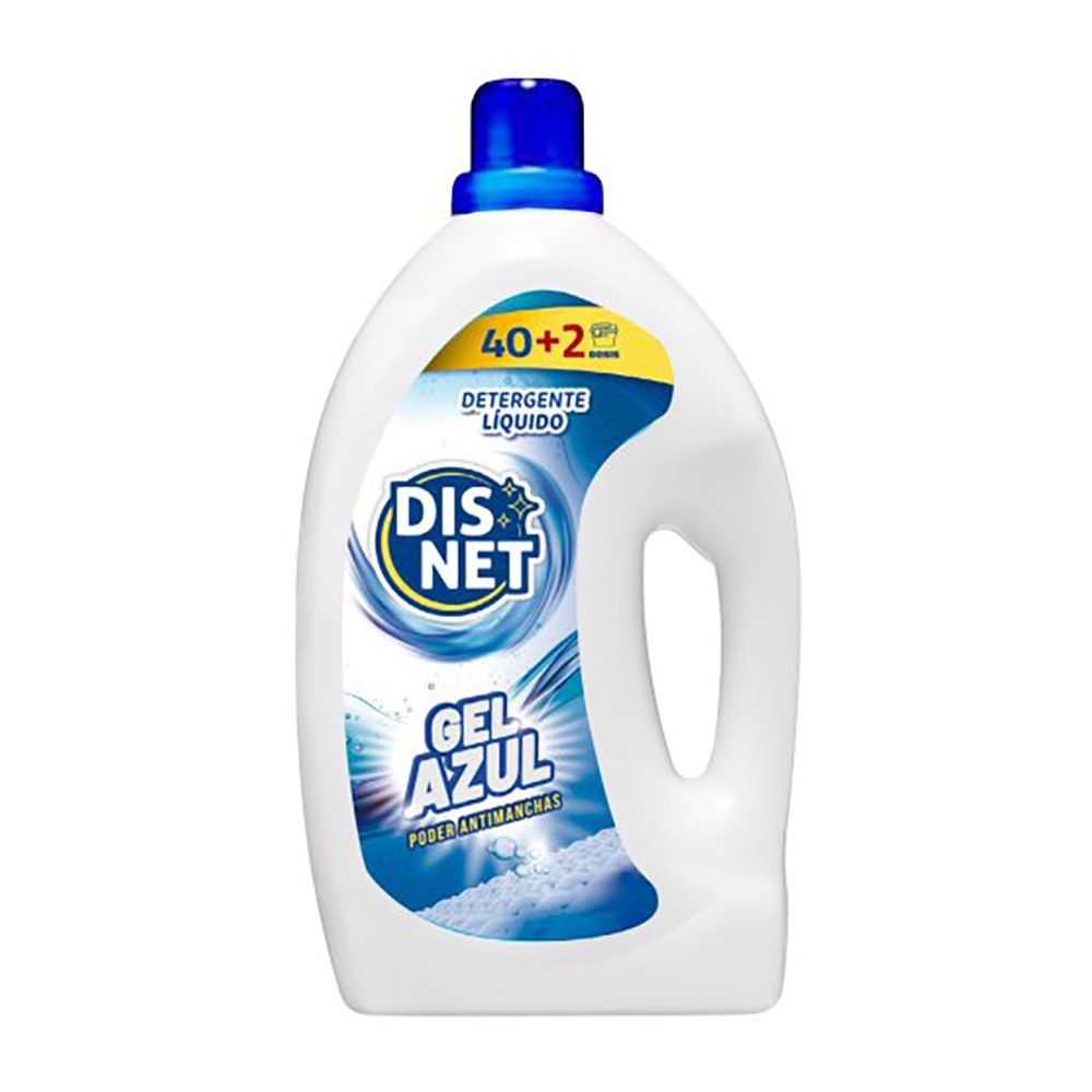 Detergente líquido gel azul, 2,73 l, 40+2 dosis