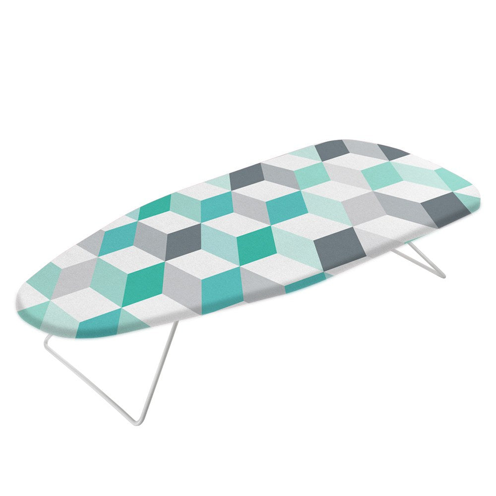 Tabla de planchar de sobremesa, alcor, modelo cubos, 34 x 75 cm