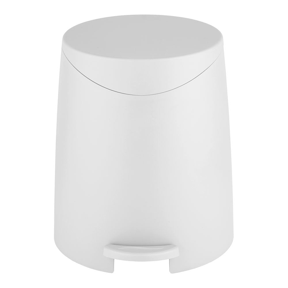 Papelera pedal portes, blanca, 3 l