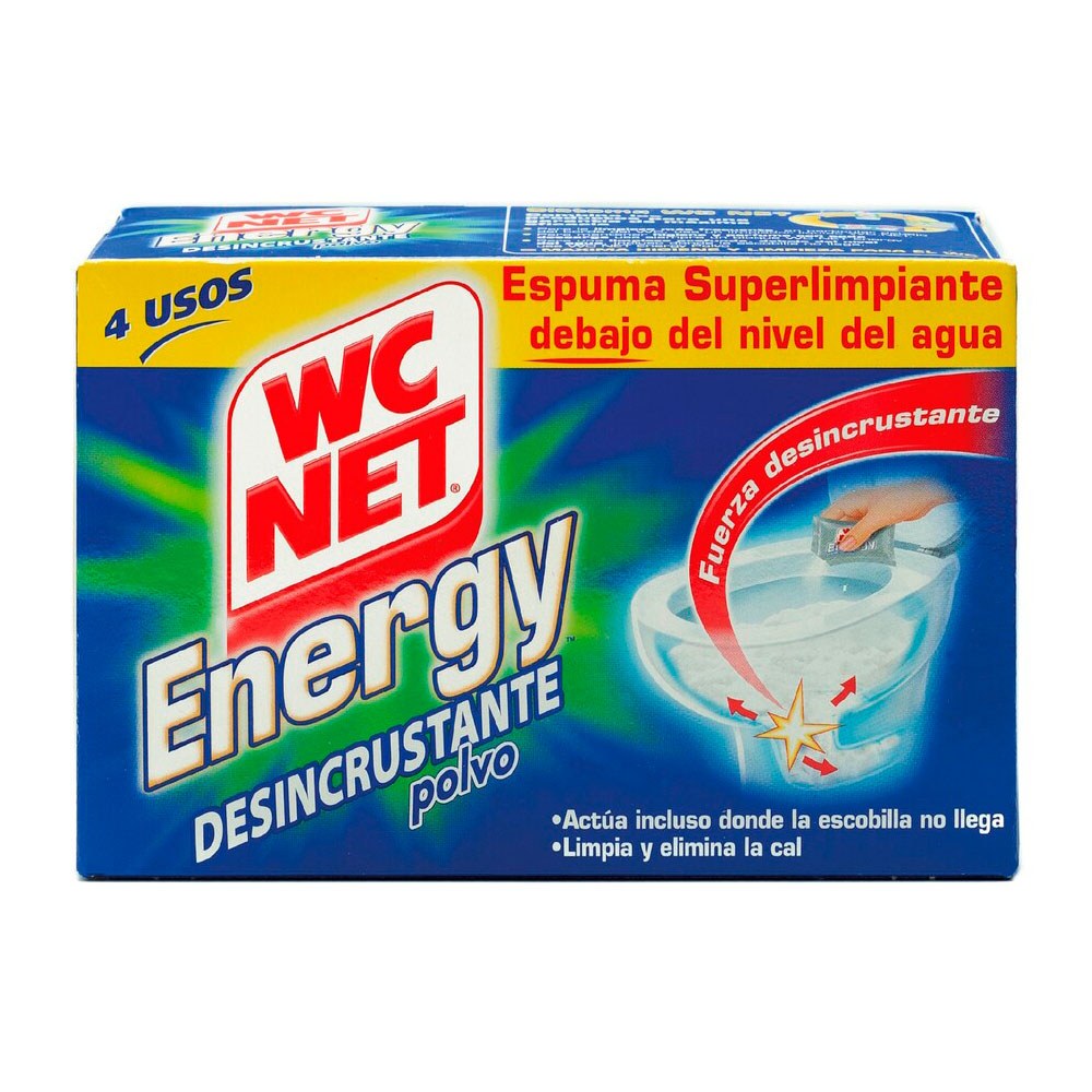 Espuma energy desincrustante en polvo para wc, 4 uds