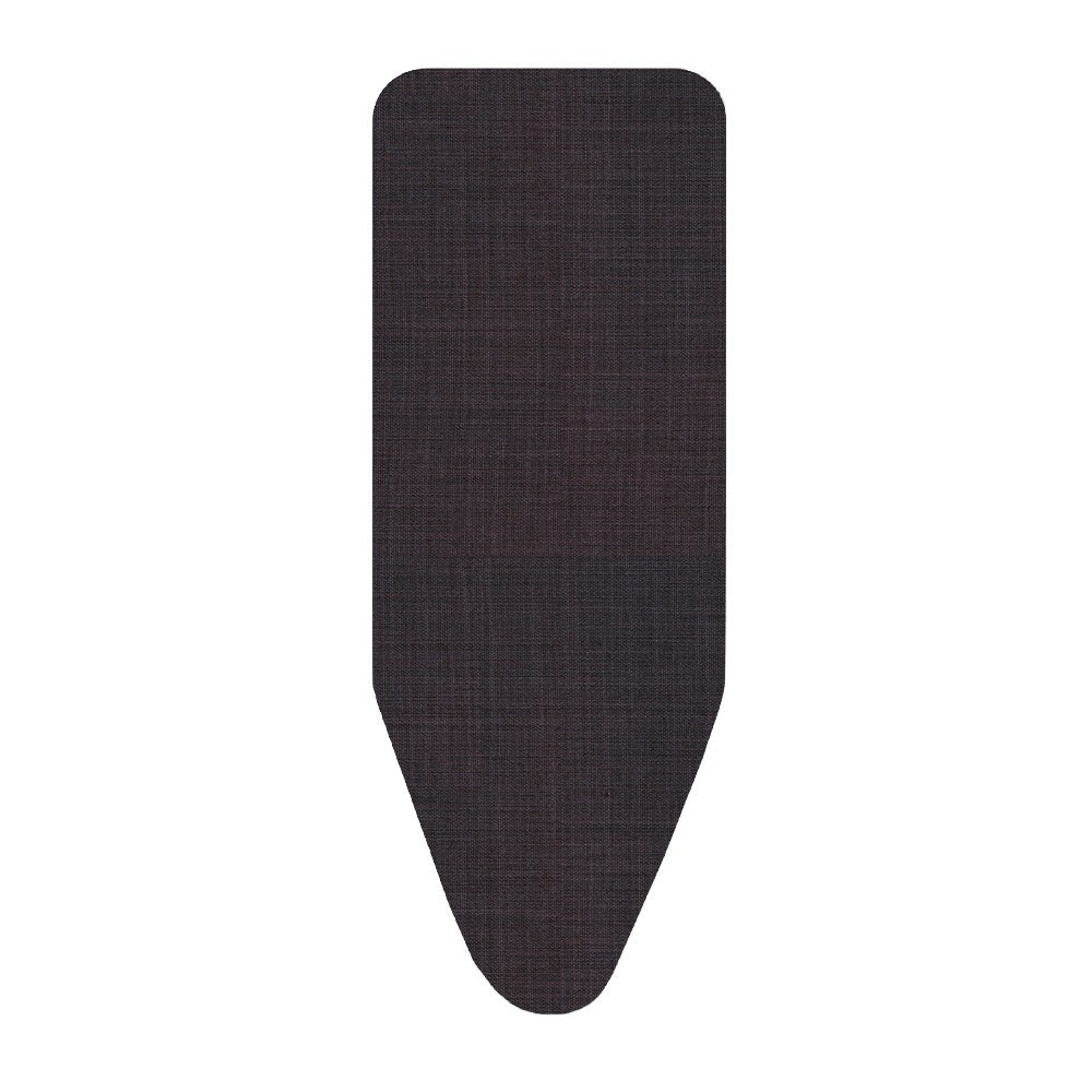 Funda cotton plus nature, lino negro, para tablas de planchar de 125 x 40 cm