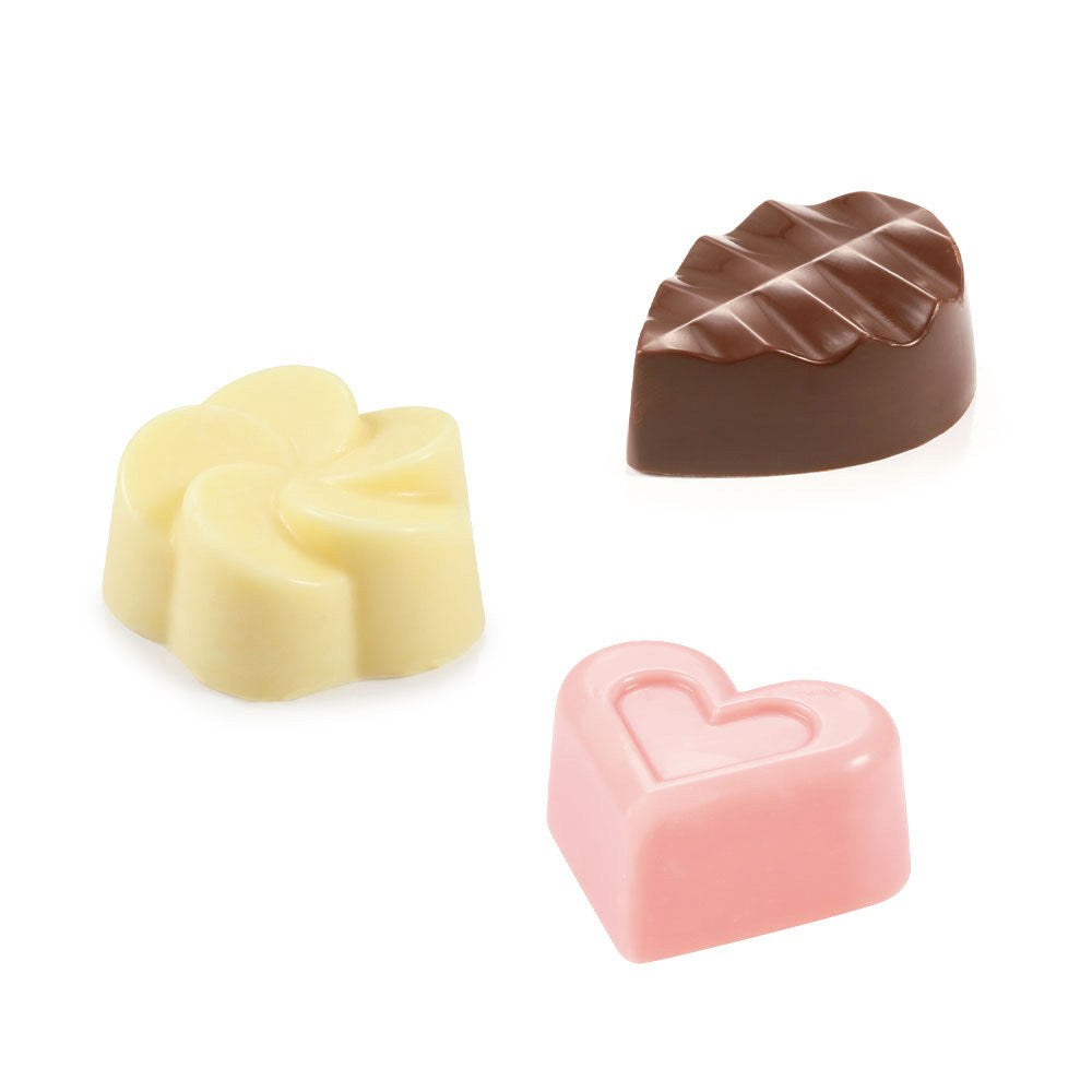 Molde de silicona para bombones, delícia, 6 piezas