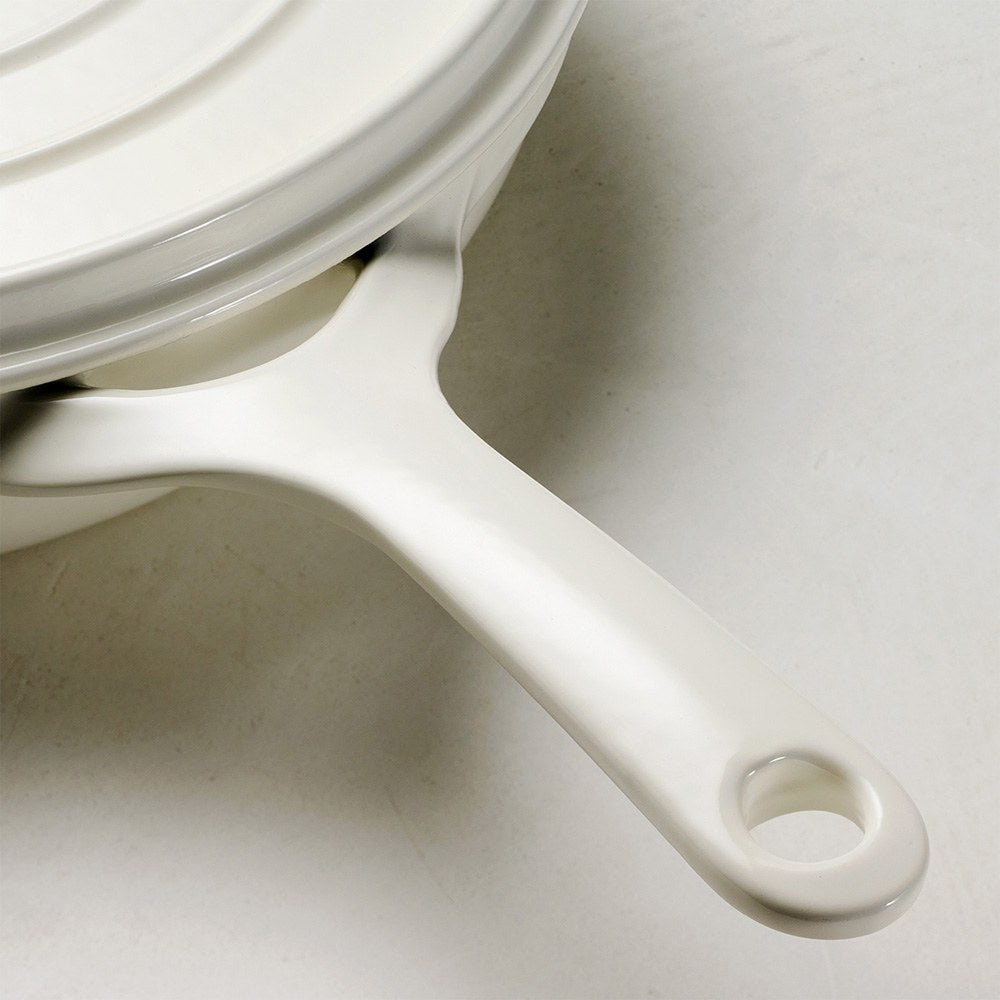 Sartén con tapa de hierro fundido esmaltado, latte, 30 cm / 3,8 l