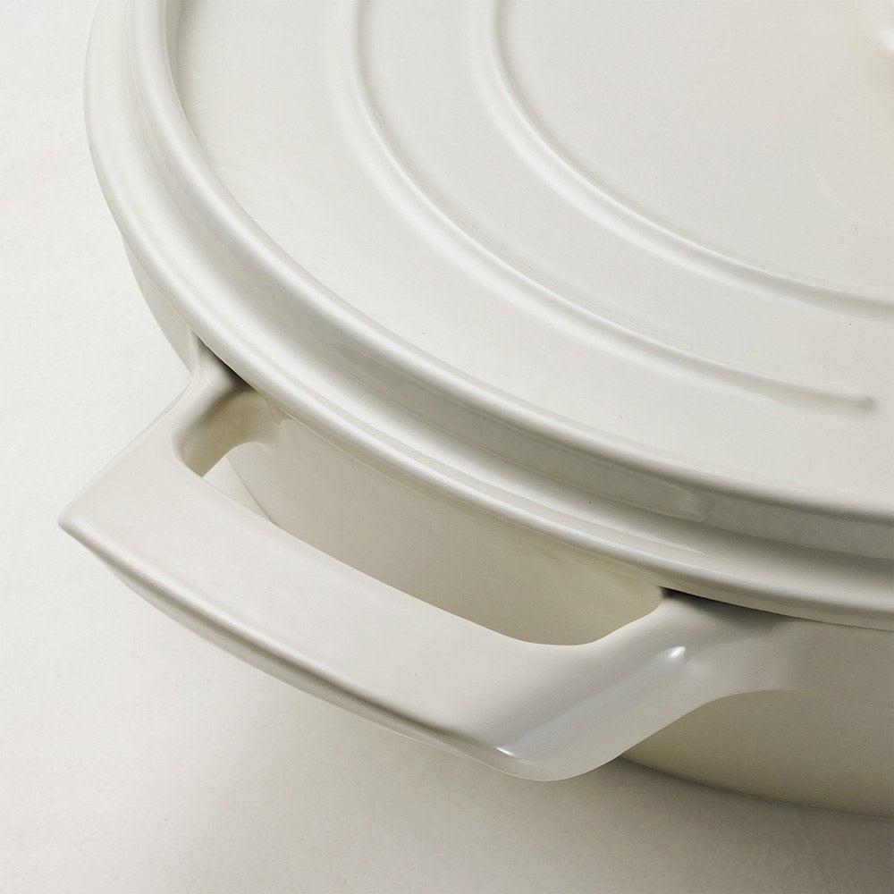 Sartén con tapa de hierro fundido esmaltado, latte, 30 cm / 3,8 l