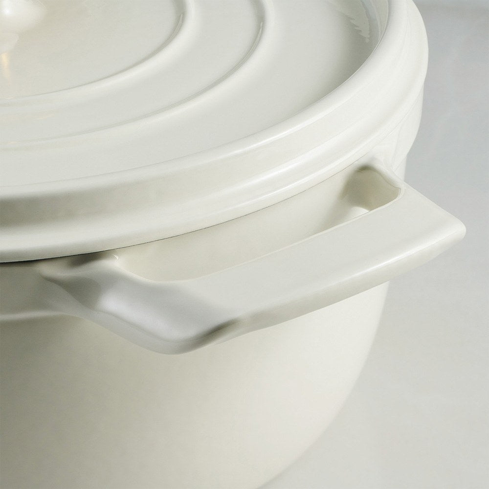 Olla con tapa de hierro fundido esmaltado, latte, 26 cm / 5,6 l
