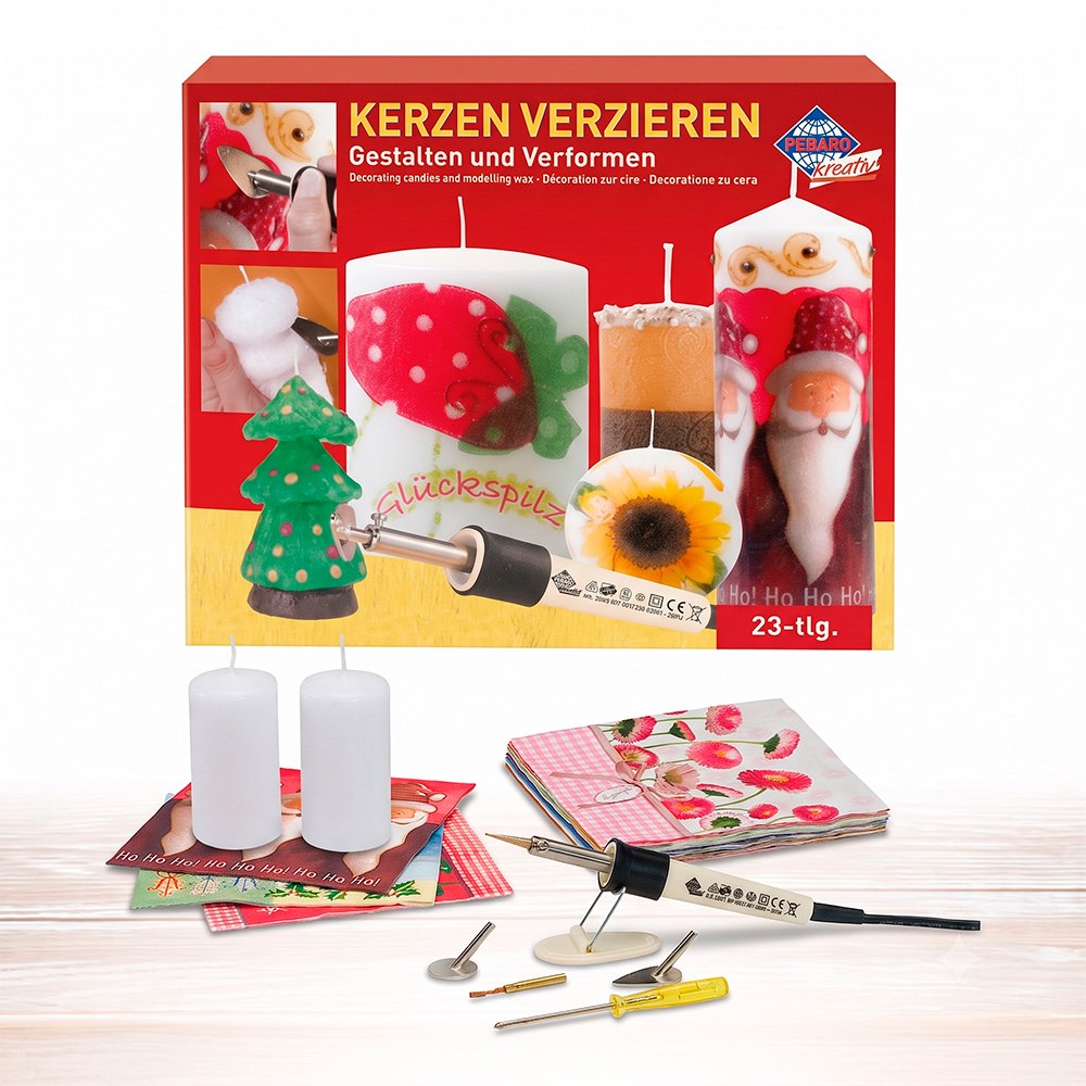 Set creativo para decorar, pintar y dar forma a las velas