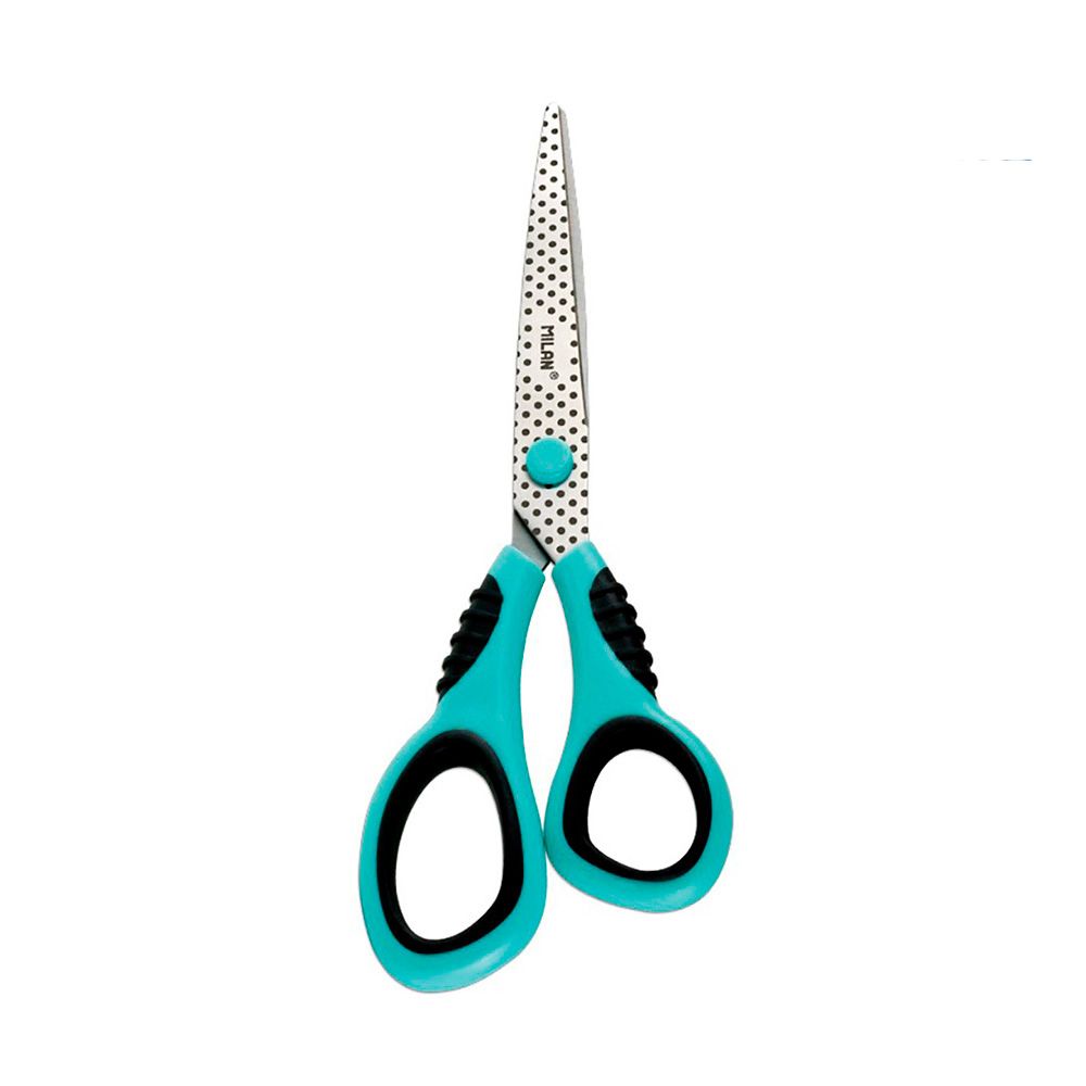Tijeras de oficina azul 20,5 cm blister