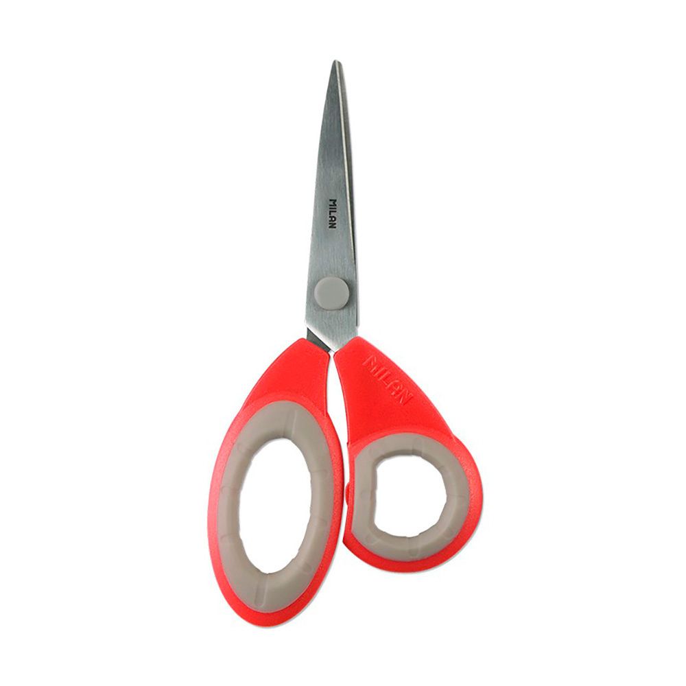 Tijeras de oficina rojas 19 cm blister