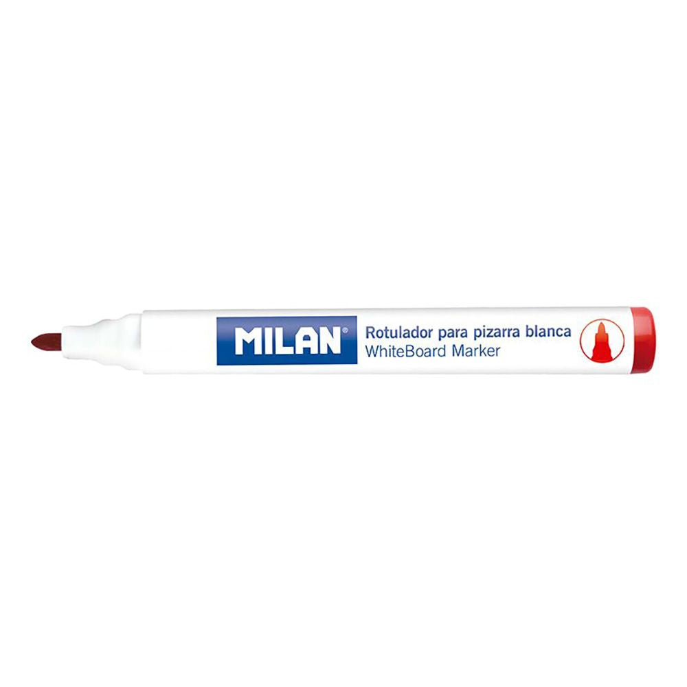 Rotuladores para pizarra blanca ø4,7mm rojo, caja 12 uds