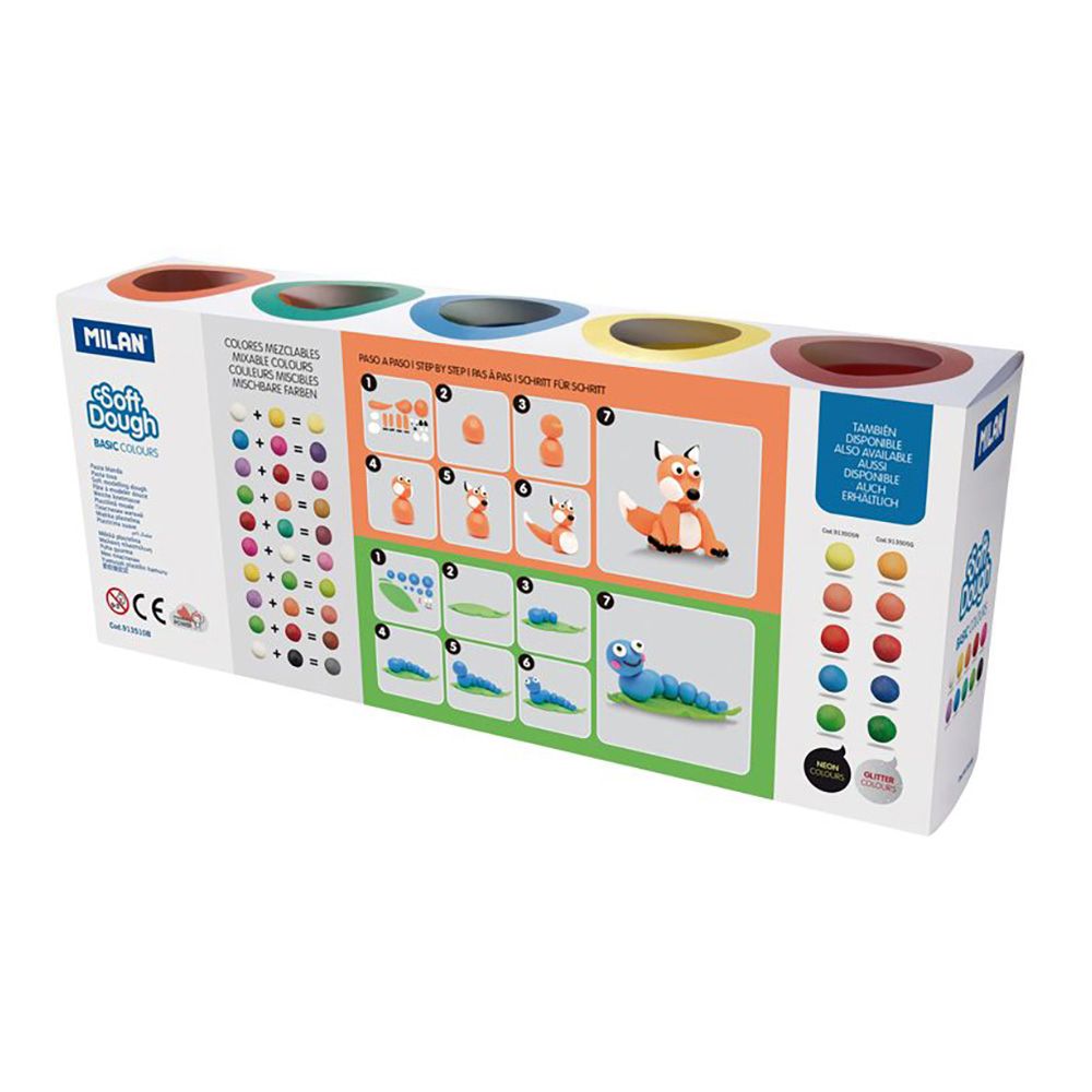 Maletín pasta blanda soft dough 10 botes 85 g