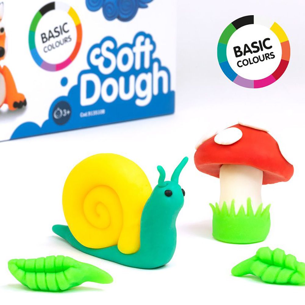 Maletín pasta blanda soft dough 10 botes 85 g