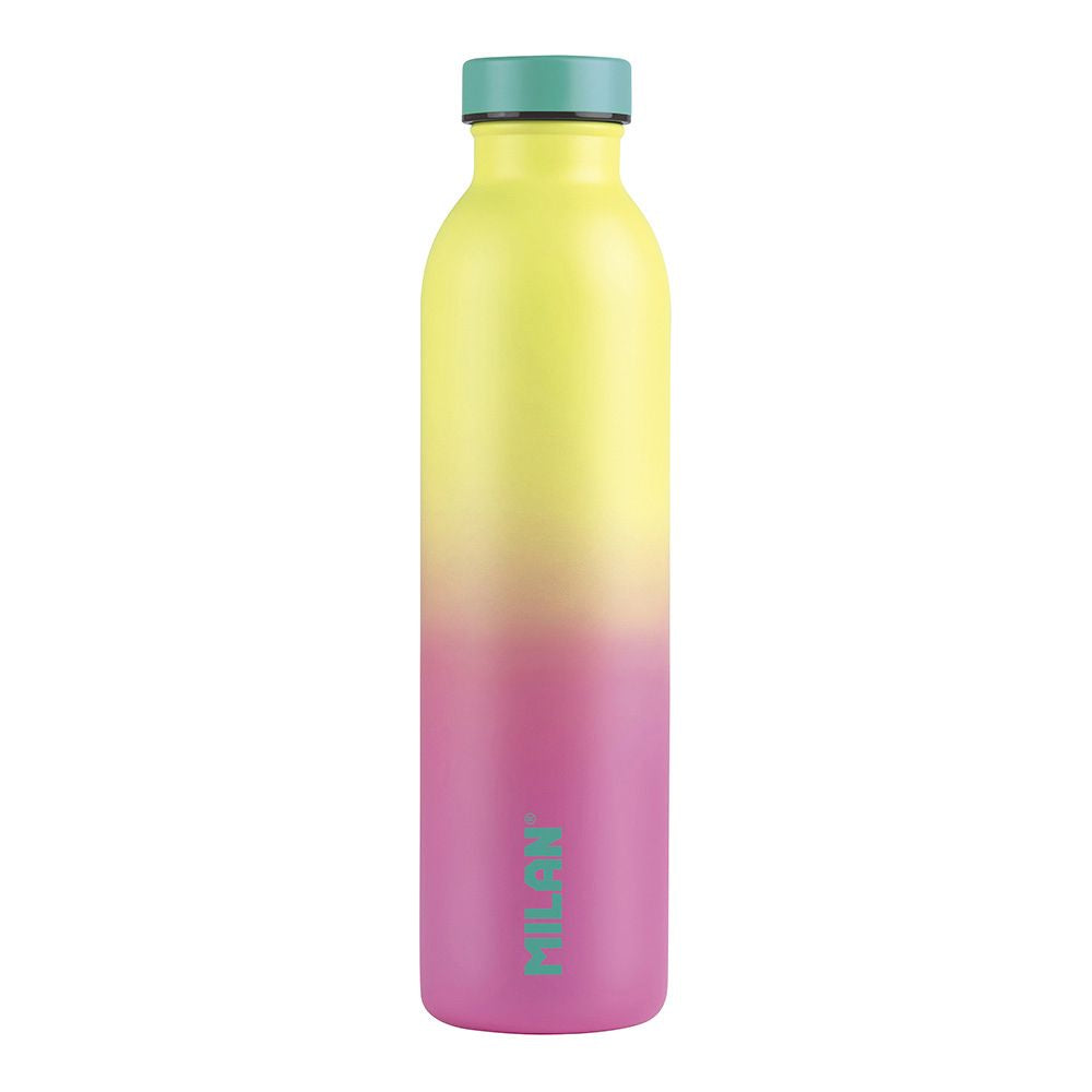 Botella isotérmica de acero inoxidable 304 edición sunset amarilla 591 ml
