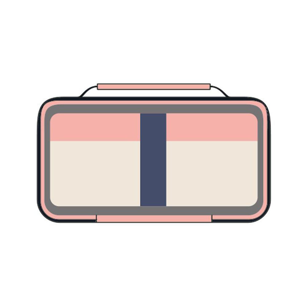 Bolsa isotérmica porta alimentos serie 1918 rosa con 1 recipiente 1,5 l