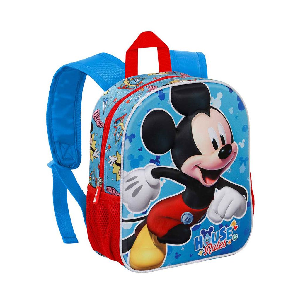 Mochila 3d pequeña mickey mouse house 8,5 l